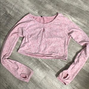 Gymshark long sleeve crop top